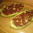 Calabacines rellenos de carne