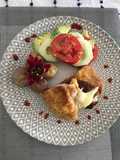 Pechugas rellenas de Jamón, Queso y rebozado a lo Carmelita