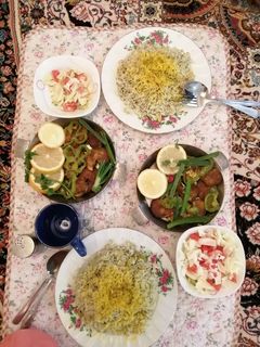 عکسی از دستور شیر ماهی سرخ شده