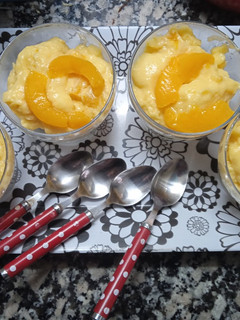 Una foto de Crema de duraznos !
