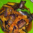 Sambel balado terong ungu.
