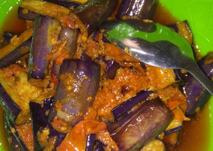 Anti Ribet, Memasak Sambel balado terong ungu. Menu Enak
