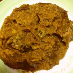 A picture of Ash-E-Anar (Split Peas And Pomegranate Soup With Meatballs).
