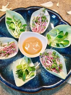 Hình của món Salad rau mầm.