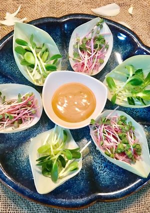 Hình của món Salad rau mầm.