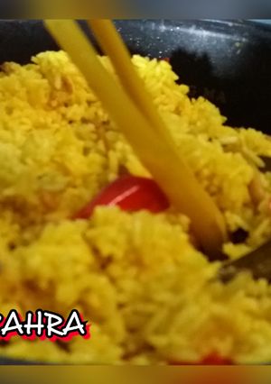 Foto resep Nasi Liwet Kuning Teri Rice Cooker