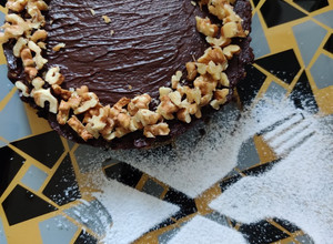 A picture of No bake cake.