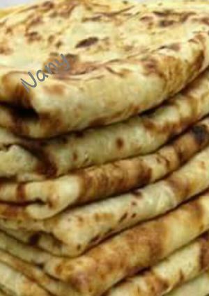 صورة لوصفة خبز طاوة طوعيمممممممم 😋