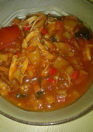 Foto resep Suwir Ayam Pedas Manis