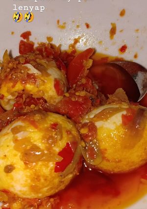 Foto resep Balado telur simple tapi enak
