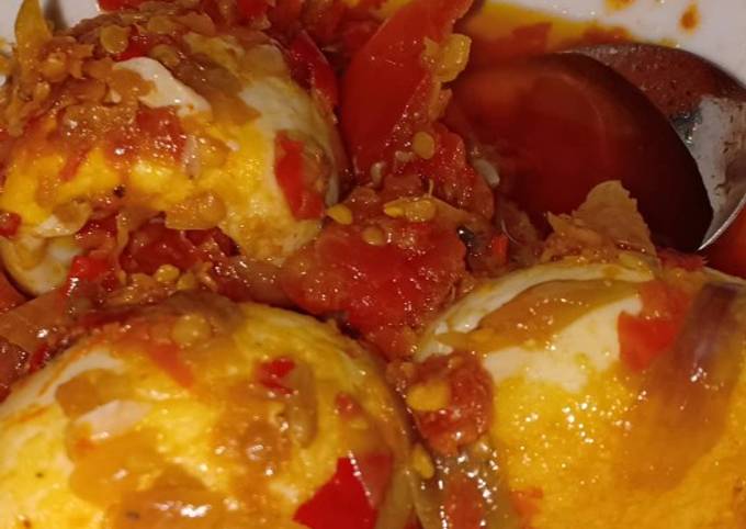 Cara Membuat Balado telur simple tapi enak Simpel