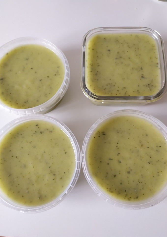 Una foto de Crema de calabacín Tmx
