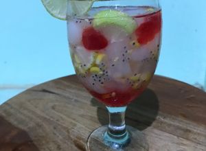 Foto resep Es klengkeng Merah-Putih