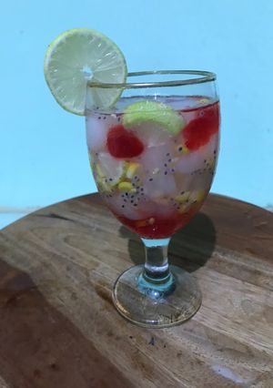 Foto resep Es klengkeng Merah-Putih