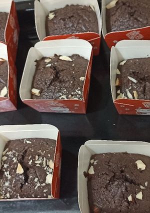 Foto resep Fudgy Brownies Cupcake
