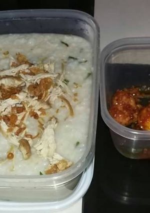 Foto resep Bubur ayam khas manado