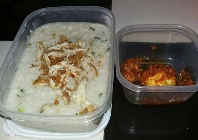 Cara Gampang Membuat Bubur ayam khas manado, Lezat
