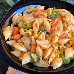 Indian style Macroni with veggies A picture of Indian style Macroni with veggies.