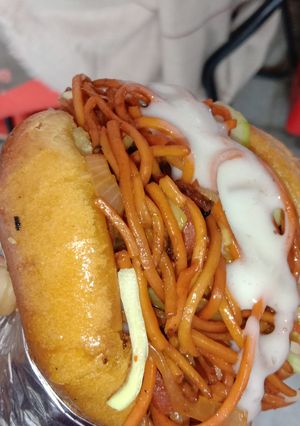 A picture of Maggi Burger.