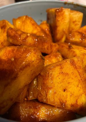 A picture of Airfryer pineapple.