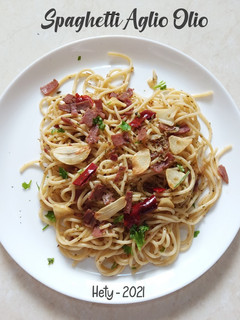 Foto resep Spaghetti Aglio Olio 🍝
