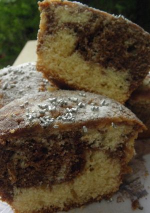 Una foto de Muffins de banana y chocolate