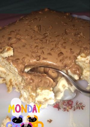 صورة لوصفة حلى الطبقات اللذيذ البارد 🍫❤️