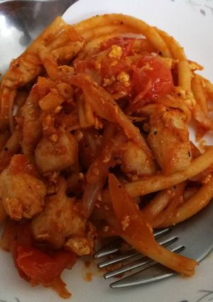 รูปของ มักกะโรนีไก่แซ่บๆ
