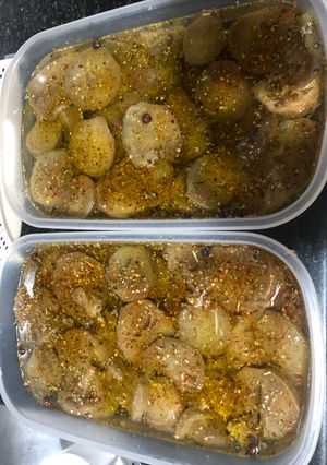 Una foto de Berenjenas en escabeche 🍆