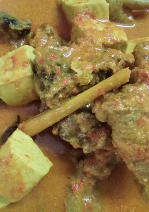 Foto resep Ayam tahu masak santan