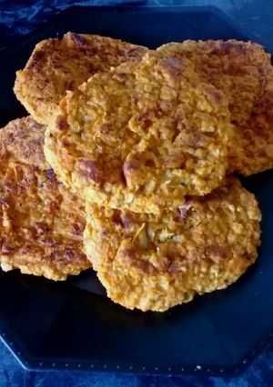 Una foto de Hamburguesas de calabaza y avena.. 🍽