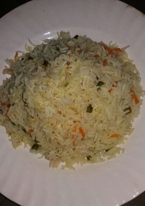 A picture of Vegetable pullav.