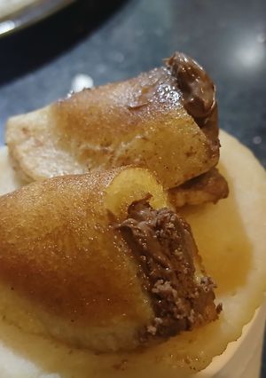 صورة لوصفة قطايف بالنوتيلا