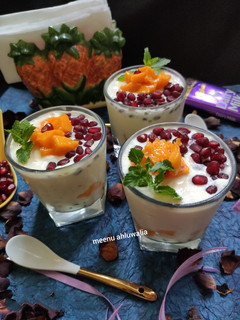 मैंगो कस्टर्ड फलूदा (Mango custard faluda recipe in hindi) रेसिपी मुख्य फोटो