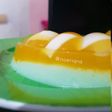 Puding orange mix anggur nutrijell
