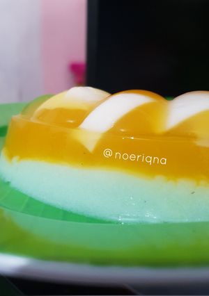 Foto resep Puding orange mix anggur nutrijell