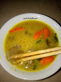Foto resep Papeda ikan kuah kuning
