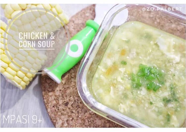 Mpasi chicken & corn soup