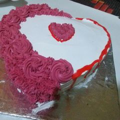 A picture of Red velvet cake #iftar with huma contest#iftaritime#cookpad pakistan.