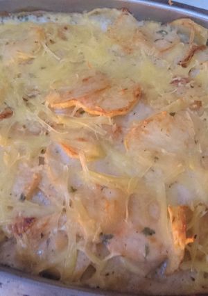 صورة لوصفة غراتان بطاطا بالبيشاميل