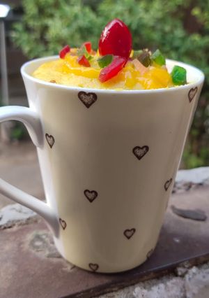 मैंगो मग केक (Mango Mug Cake recipe in hindi) रेसिपी मुख्य फोटो