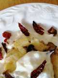 Gnocchi alla romana con funghi e crema di caciocavallo