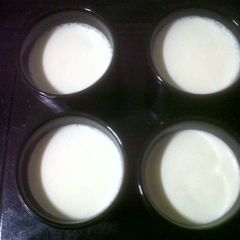 A picture of Making curd at home.