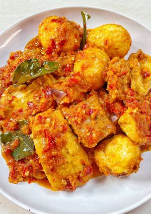 Foto resep Tahu Tempe Telur Bali