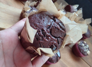 Una foto de Muffins de chocolate