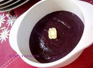 Foto resep Mpasi 6m+. Ubi Ungu + unsalted butter