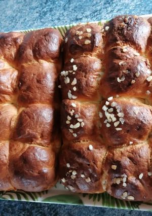 Une photo de Double brioches
