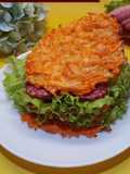 Carrot Flatbread (No Flour, Makes 6 Pieces)