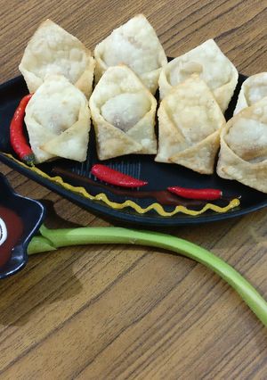 A picture of Fried veg wonton.