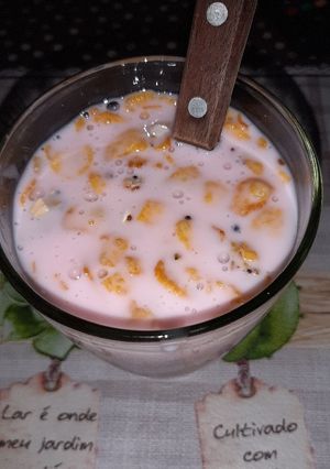 Una foto de Yogurt con frutos secos